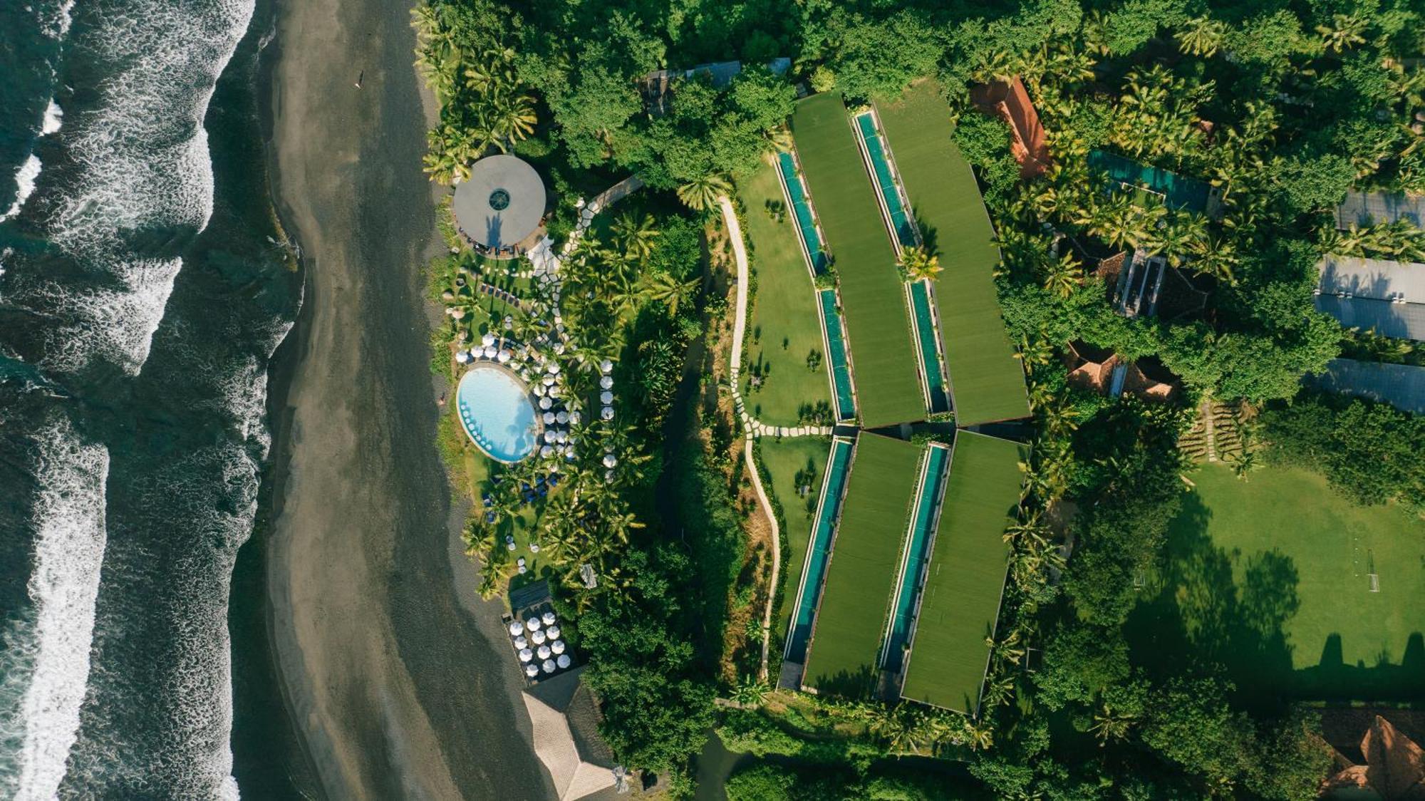 Hotel Komune And Beach Club Bali Desa Desa Keramas Exteriör bild
